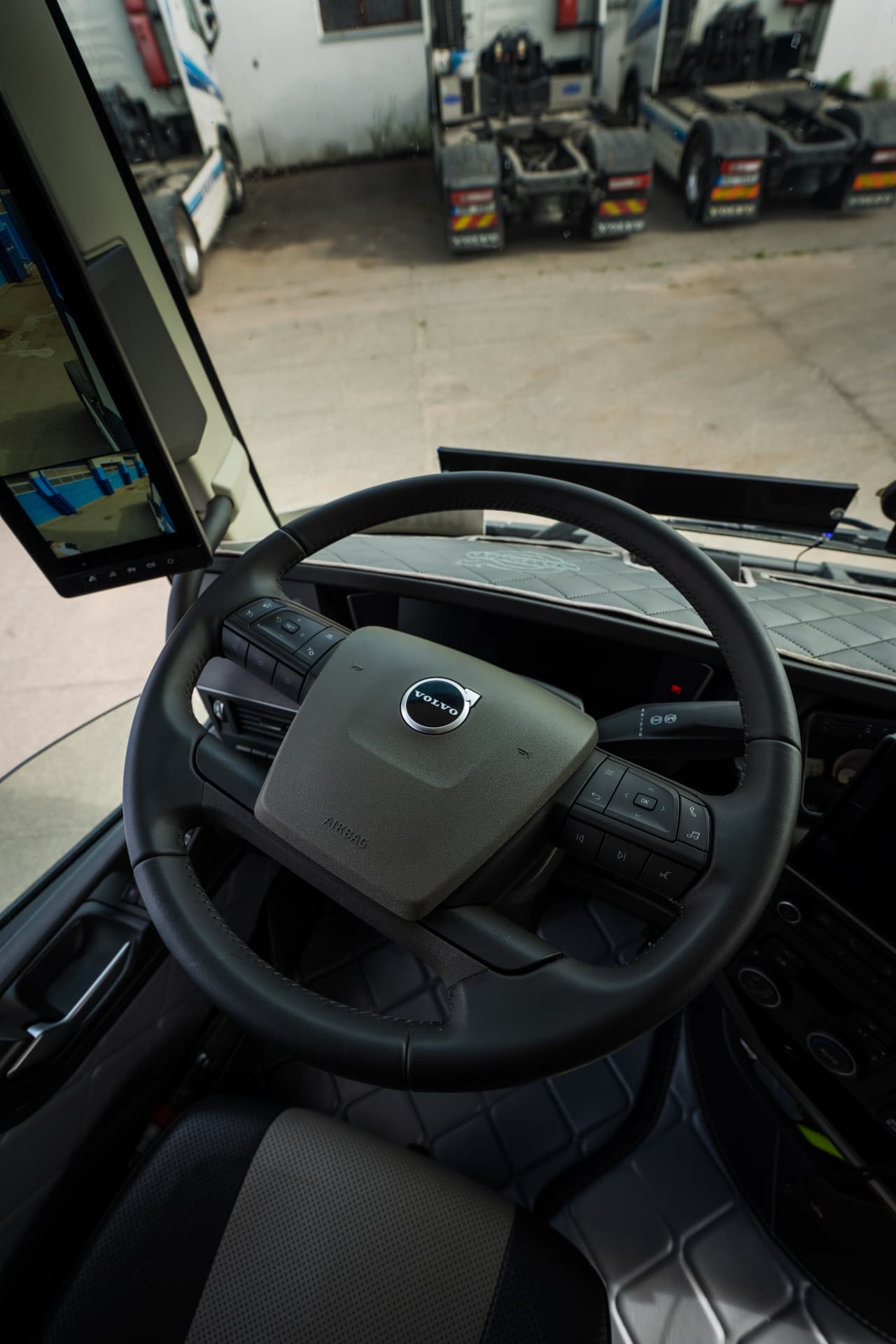 Interiér kabiny Volvo